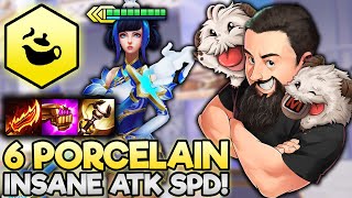 6 Porcelain  It Gives HOW MUCH Attack Speed  TFT Inkborn Fables  Teamfight Tactics [upl. by Tandie]