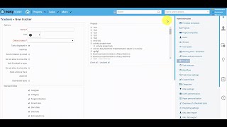 Tracker Management Easy Redmine [upl. by Kathlin]