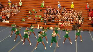 Konawaena High Cheer CoEd 2nd Cheer Competition 20242025 [upl. by Elkin]