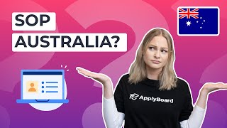 How to write a SOP – Your Australian Student Visa 🇦🇺 [upl. by Sinegold837]