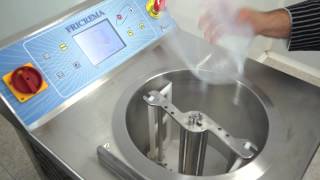 Pastocuiseur  Lemon Sorbet with pasteurizer and batch freezer Fricrema PM 25 [upl. by Parks]