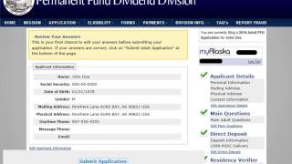 2014 PFD Online Application guide [upl. by Aiza]