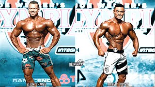 Vitor Chaves 9th Place VS Jeremy Potvin 10th Place Physique Comparison at Mr Olympia 2023 [upl. by Shriver]