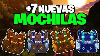 7 NUEVAS MOCHILAS para GUARDAR ITEMS en Minecraft 1201  Packed Up Backpacks Mod Review [upl. by Rech]