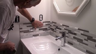 How to Install a Tile Backsplash [upl. by Saville]