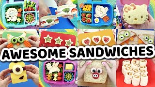 25 Fun amp Easy SANDWICH Ideas You NEED to Try For Lunch  BUNCHES OF LUNCHES [upl. by Ynehteb]