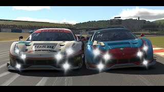 Ferrari 488 GT3 series Race 9 Okayama International Circuit What a terrible race [upl. by Lindell]