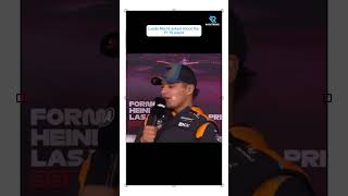 Lando Norris on the F1 75 event f1 formula1 [upl. by Goraud470]