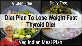 Diet Plan To Lose Weight Fast  Full Day Meal Plan For Weight Loss  Thyroid Diet  Skinny Recipes [upl. by Seth576]