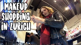 MAKEUP SHOPPING IN ZURICH  VLOG [upl. by Lenna]