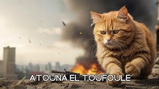 Kucing Nyanyi ATOUNA EL TOUFOULE اعطونا الطفولة remix VERSION KUCING SHOLAWAT [upl. by Nailliw]