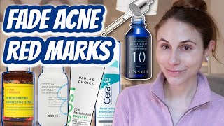 Best products to FADE POST ACNE RED MARKS PIE Dr Dray [upl. by Lauhsoj]