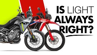 CFMoto 450MT or Honda CRF300 Rally  Is light always right [upl. by Enirroc]