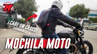 Mochila moto MOTOCARD ¿La mejor MOCHILA motera 🎒🏍️ [upl. by Ailla]