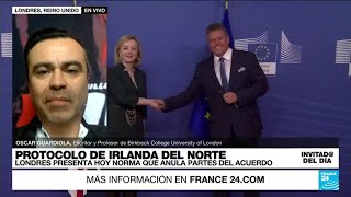 ¿Por qué Reino Unido quiere anular partes del Protocolo de Irlanda del Norte [upl. by Yelsnya109]