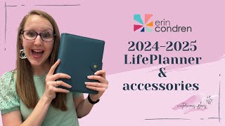 Erin Condren 2024 2025 LifePlanner and accessories [upl. by Aihsilat857]