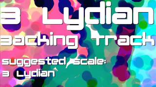 B Lydian Backing Track Slow Spacey Atmospheric [upl. by Lotsirhc]