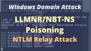 LLMNR Poisoning  NTLM Relay Attack  Windows Domain  Reverse Shell [upl. by Aremaj]