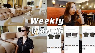 Camaleonda sofa到货和测评｜Gentle Monster墨镜款式对比｜跳蚤市场｜Weekly vlog 16 [upl. by Alika96]