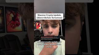 Massive Crypto Update… Watch Before Tomorrow [upl. by Olivie]