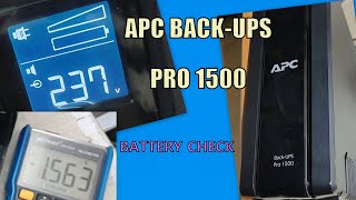 APC BACKUPS PRO 1500  BATTERY REPLACE  APC UPS BATTERY ISSUE  REMOVE BATTERY [upl. by Hinson]