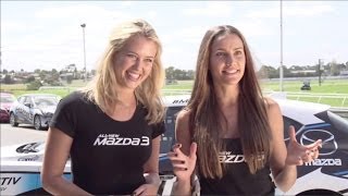 Mazda3 Celebrity Challenge Driver Training Highlights [upl. by Yellehs334]