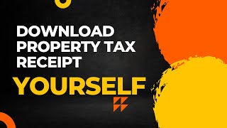 BBMP  How to download Property Tax Receipt  StepbyStep Guide [upl. by Sale975]