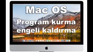 Mac program kurma engeli kaldırma [upl. by Annek]