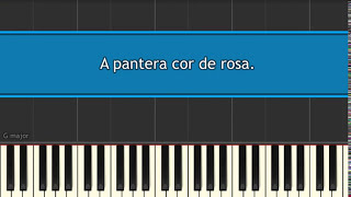 A pantera cor de rosa  Teclado [upl. by Marteena]