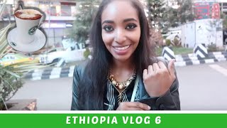 Ethiopia Vlog 6 Kaldis Coffee is this the Ethiopian Starbucks  Amena and Elias [upl. by Dickens]