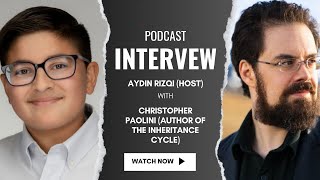 My Epic Interview With Christopher Paolini [upl. by Norse]