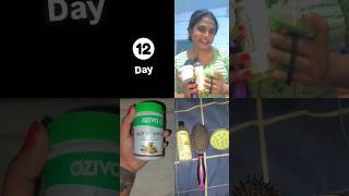 Day 12👩‍🦰Oziva Hair Vitamin Capsule💊💆‍♀️song newsongytshorts viralshortshaircare ozivaproducts [upl. by Adelbert]