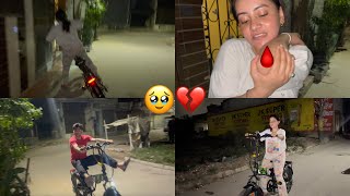 Nidhi Gir Gyi Cycle Se🥺 [upl. by Gnik]