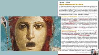 Lettura di Canfora  La funzione educativa del teatro [upl. by Anselma508]