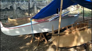 Paradise Trimaran  Part 3  Boat Building  It Looks Like A Trimaran Now [upl. by Neelhtac]