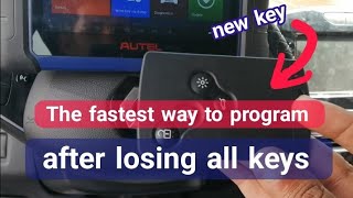 All Key Lost Renault Clio 4 Autel im508  How to key programmer locksmith [upl. by Hellah]