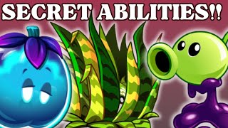 PvZ 2 Secret Abilities  Plants vs Zombies 2 Secret Abilities Part 7 [upl. by Yrahca8]