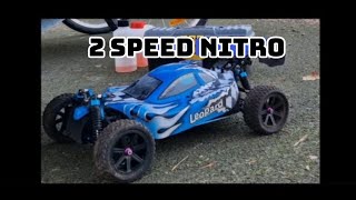 2 speed nitro rc car HSP BACKWASH Amewi leopard HSP 94166 [upl. by Ailekat]