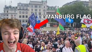 TommyInnit Reacts To L’Manburg Flag At Trump Rally [upl. by Giuseppe]