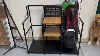 Honest Review of Golf Bag Organizer Teal Triangle Freestanding Golf Club Organizer [upl. by Lebazi]