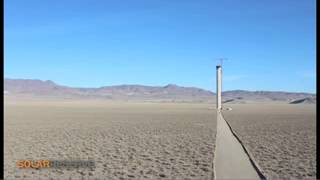 SolarReserve  Crescent Dunes Solar Energy Plant  Tower Construction Time Lapse 2012 [upl. by Myron]