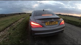 Mercedes CLA250 A250 AMG Exhaust Sound  Launch [upl. by O'Reilly]