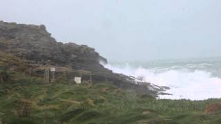 Stormy Sennen Cove [upl. by Annhej779]