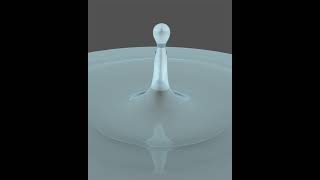 Water Droplet Splash cfd fluidsimulation using openfoam [upl. by Cullen]