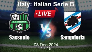 🔴 LIVE Sassuolo vs Sampdoria  Football Live Score  Italian Serie B [upl. by Enecnarf]