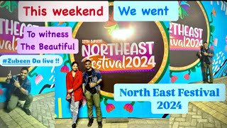 Northeast Festival 2024 Delhi ll Zubeen garg and montu moni live together ll Zubeen garg music ll [upl. by Neelrahs]