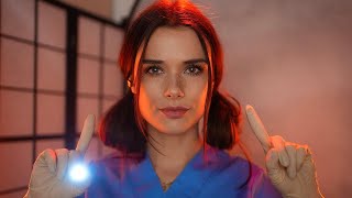 ASMR Caring Nurse Full Check Up  Triss  Concussion Eyes  Allergy Test Cranial Video for Sleep [upl. by Lleder889]