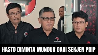 Hasto Diminta Mundur Dari Posisi Sekjen PDIP [upl. by Holly-Anne]