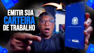 Como Emitir a Carteira de Trabalho Digital Pelo Celular✅ [upl. by Sana591]