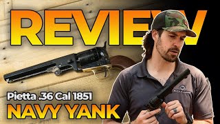 Pietta Review  36 Cal Pietta™ 1851 Navy Yank Revolver  YAN36 [upl. by Aicemat]